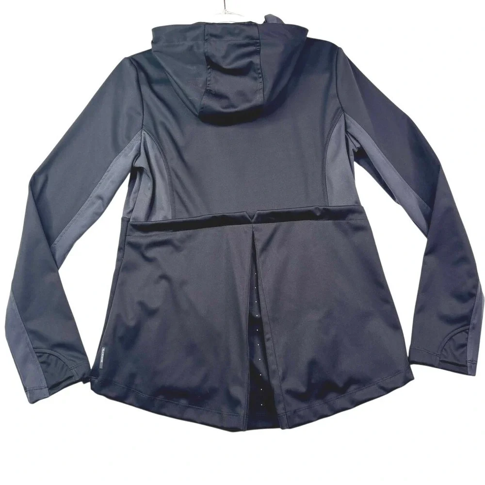 Mondetta Women's Softshell Jacket Hooded Full Zip‎ Black Size M